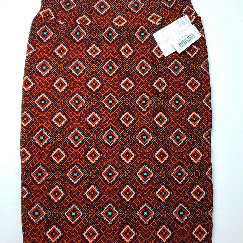 NWT Lularoe Cassie pencil skirt Soutwestern print size small